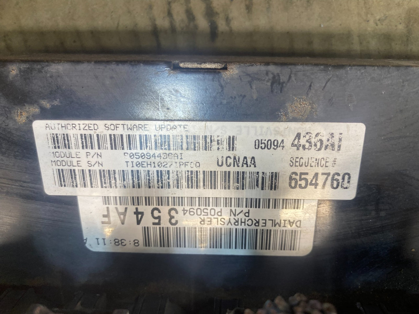 2007 Dodge Ram Engine Computer 5.7L ECM ECU AD0498 DG2