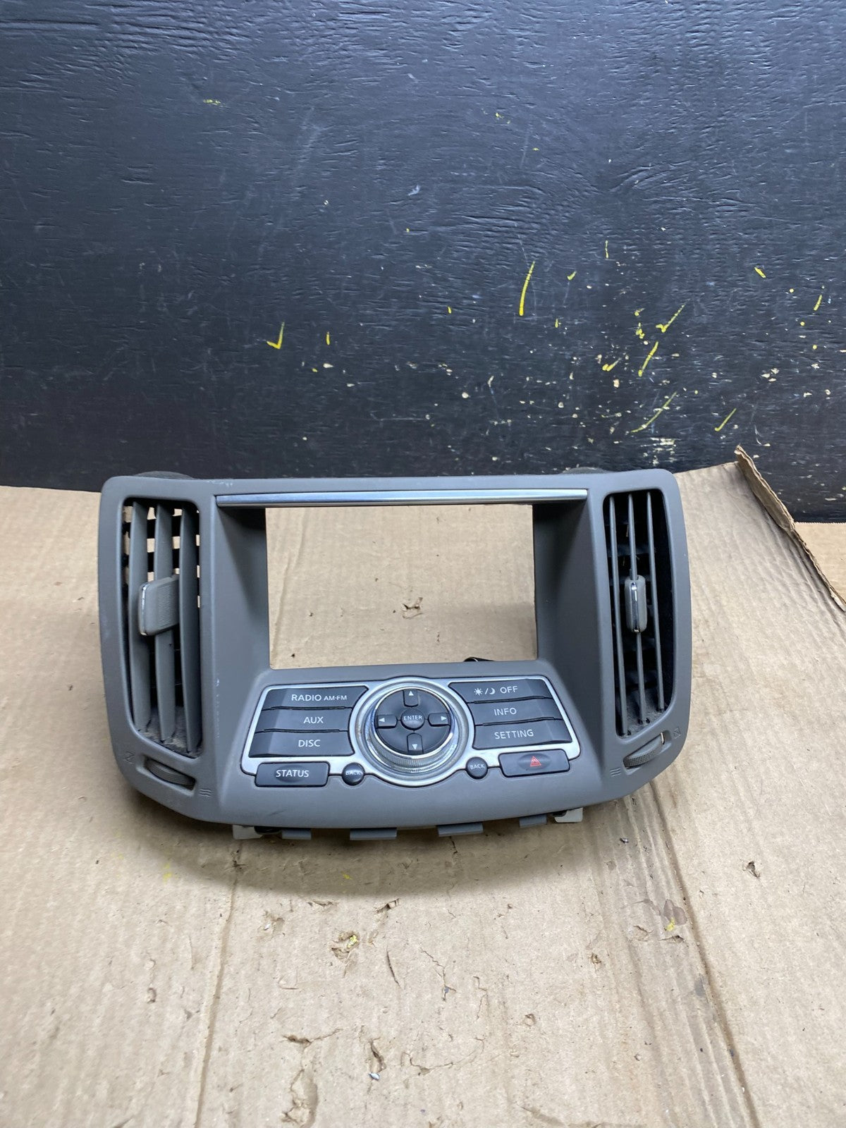 2010 - 2012 Infiniti G35 G37 Radio Player Screen Panel Bezel X1817 DG0