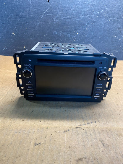 2013 2014 GMC Acadia Radio Display Screen AM/FM AUX AB3712 DG0
