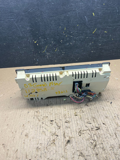 2003 to 2005 Mercury Grand Marquis  Speedometer Instrustment Cluster T1766 DG4