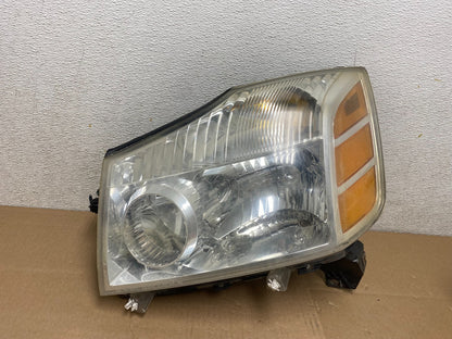 2004 to 2007 Nissan Armada Left Driver Lh Side Headlight Halogen M4621 DW0