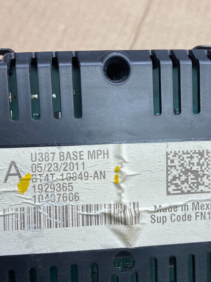 2011 Ford Edge Gauge Speedometer Cluster OEM X1693 DG6