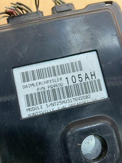 2007 Jeep Grand Cherokee Fuse Box Relay Panel Body Control Module BCM V1808 DG7
