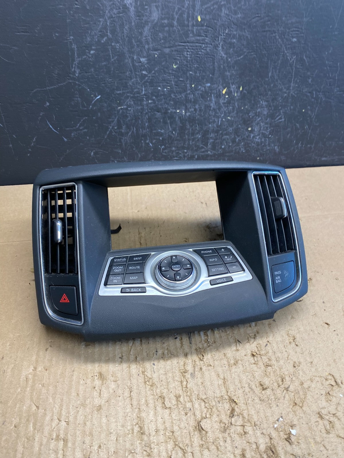 2011 2012 2013 Nissan Maxima Radio Audio Panel Control Bezel Trim  AC4834 DG0