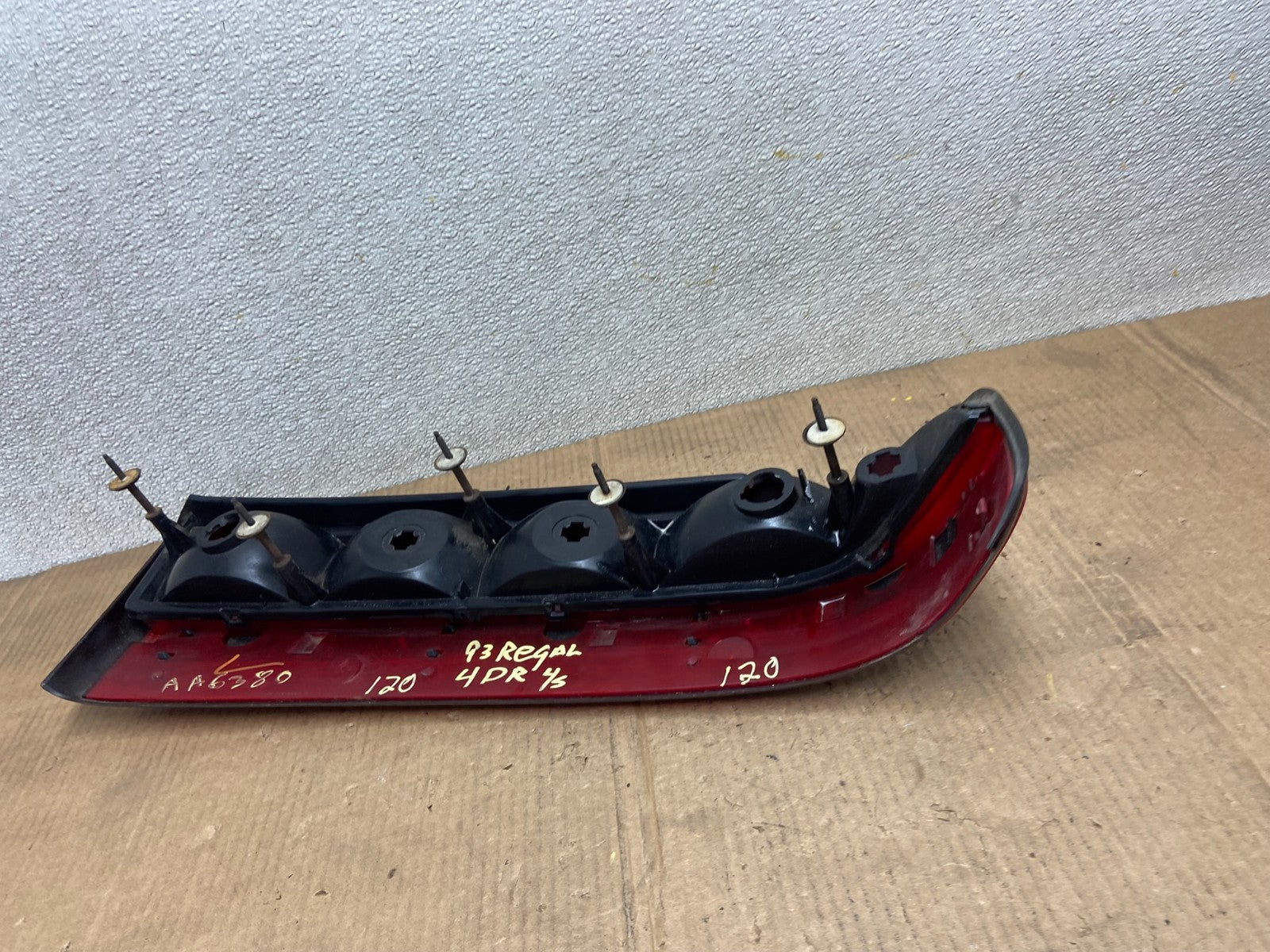 1993 1994 Buick Regal 4 Door Sedan Left Driver Side Tail Light AA63806