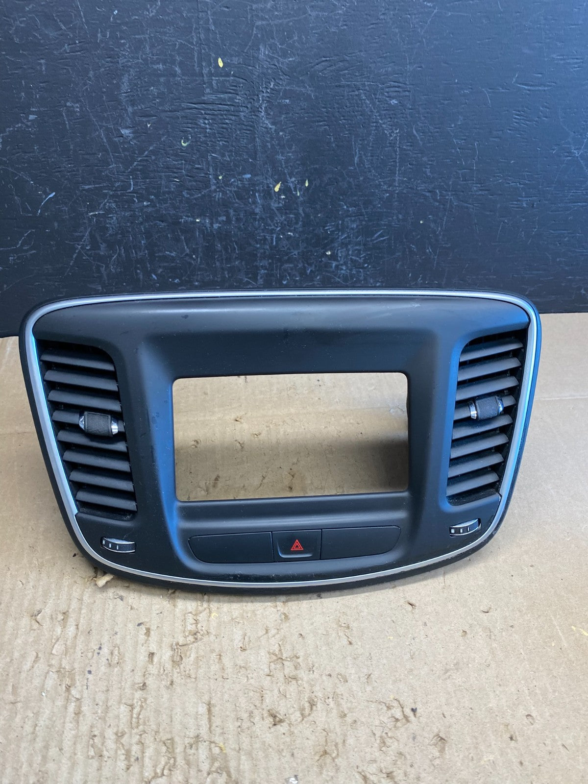 2015 to 2016 Chrysler 200 Radio Dash Bezel Trim Vent Hazard Panel AC4568 DG0