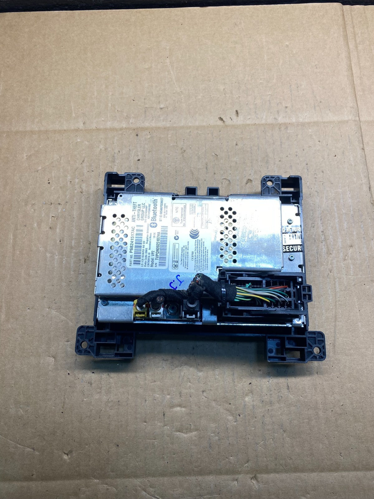 2015 Dodge Charger Radio Information Display Screen ai7669 DG5