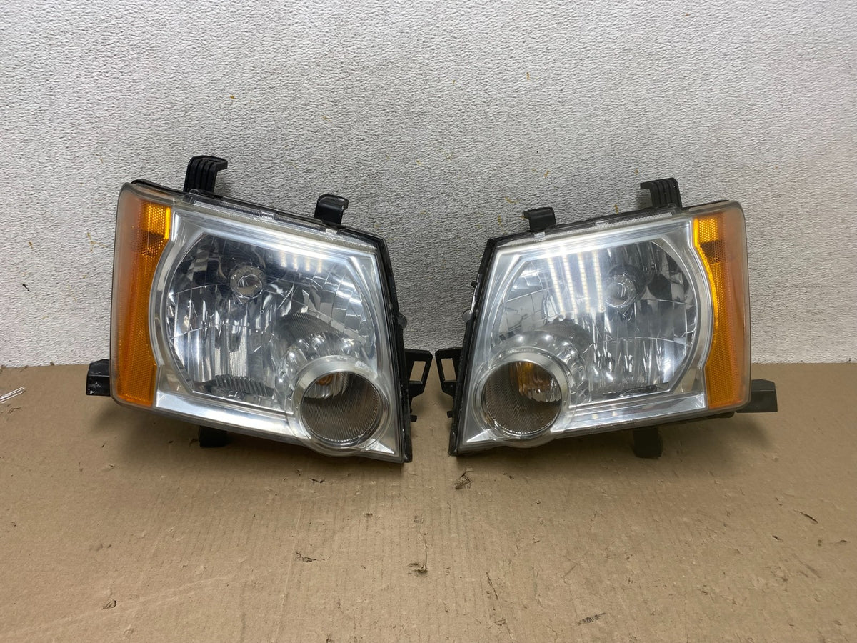 2005-2015 Nissan Xterra Driver Left+Right Side Set Headlights AH6919 DW0