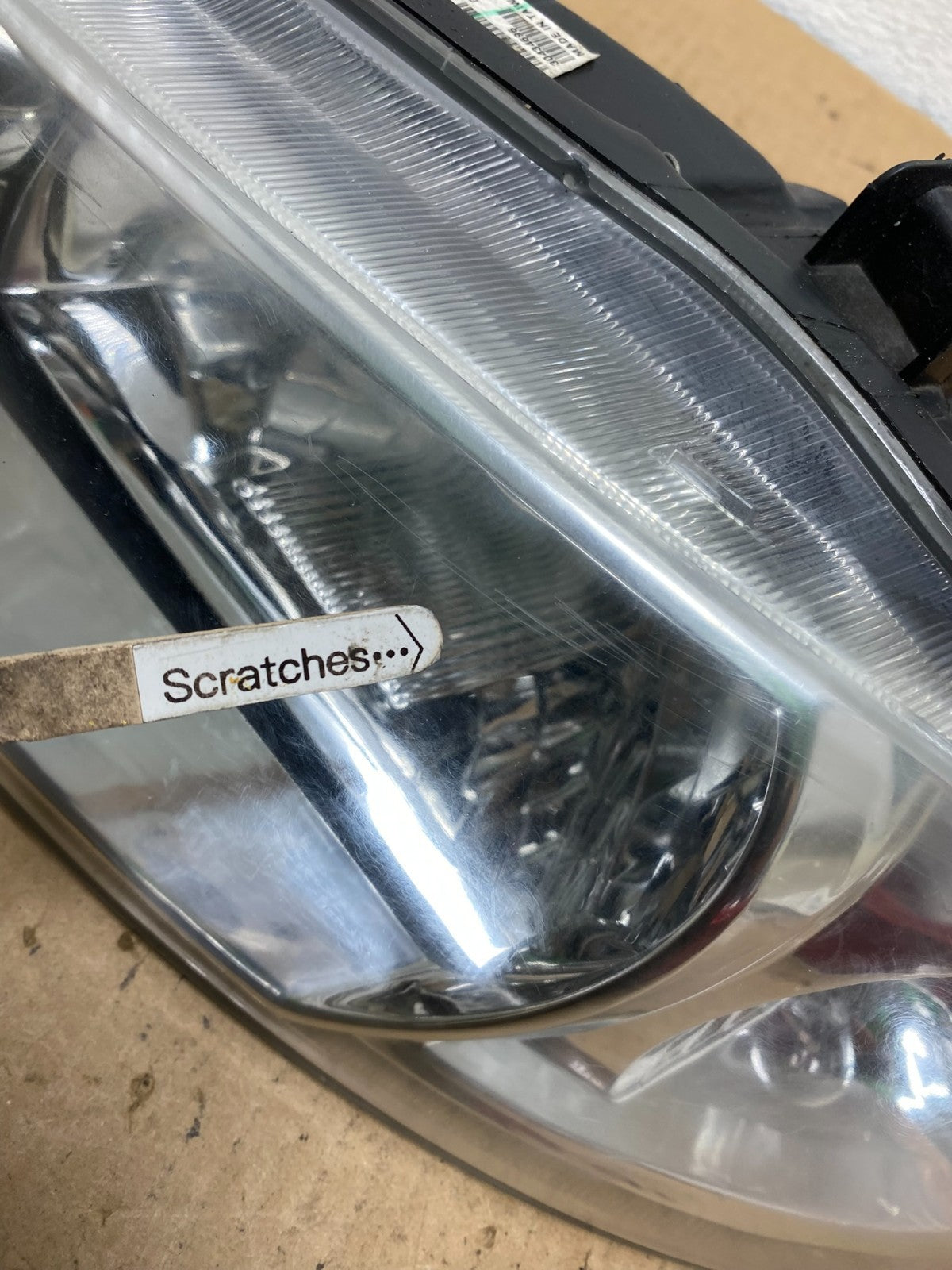 Sedan 2000 2001 Nissan Altima Headlight Left Driver LH AD3046 DW3