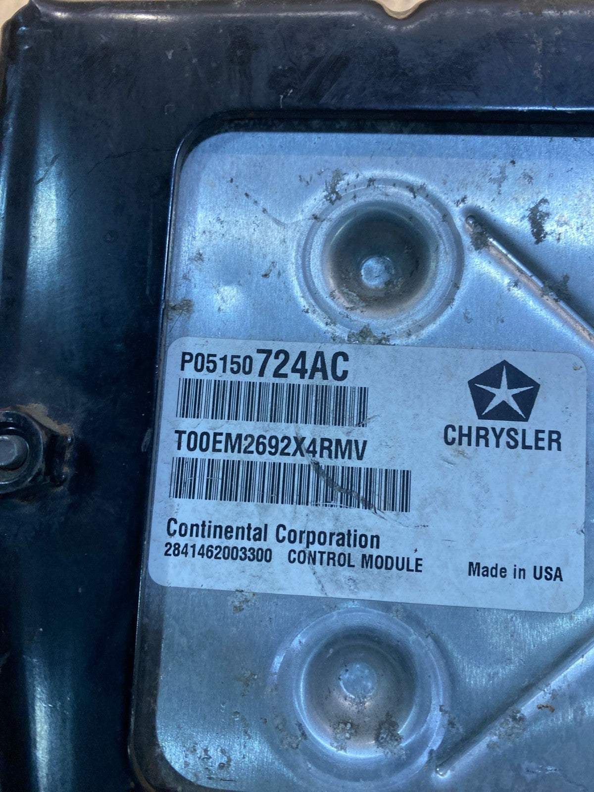 2012-13 Dodge Avenger 200 Engine Control Module p68164370ad V2402 PS3