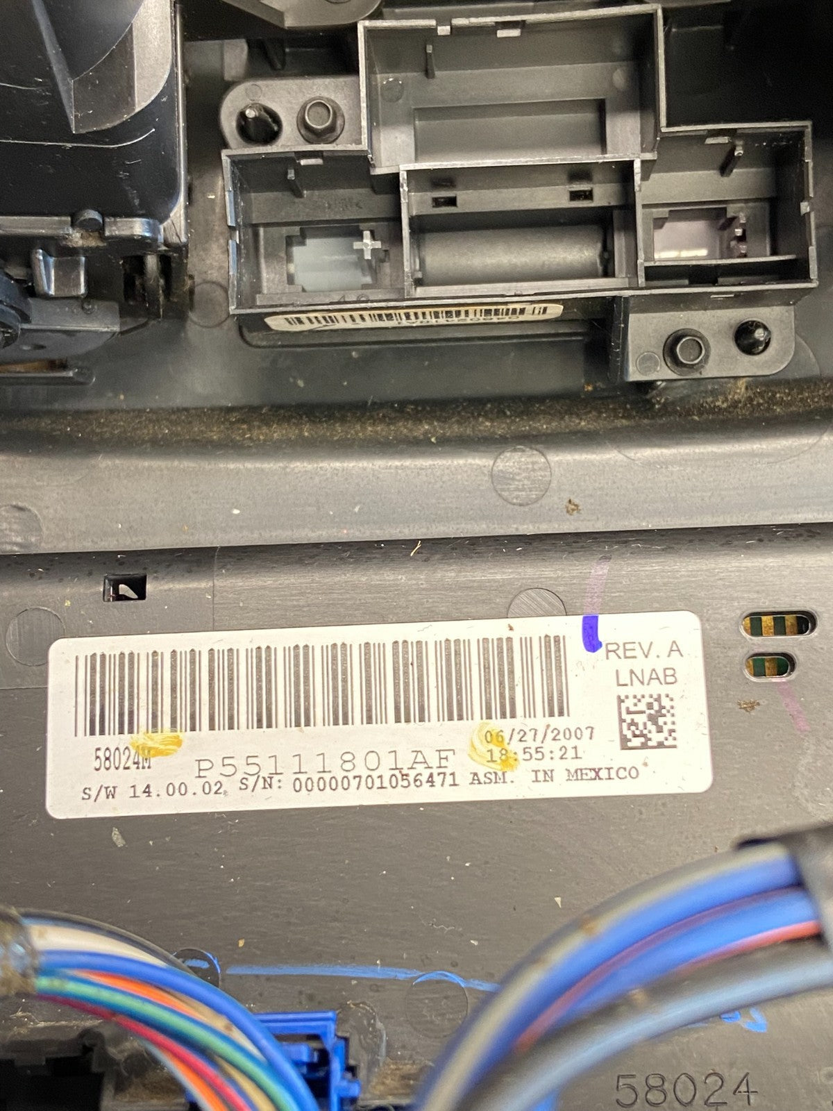 2008-2010 Dodge Grand Caravan Radio Bezel Climate Control AC Heater AF6165 DG6