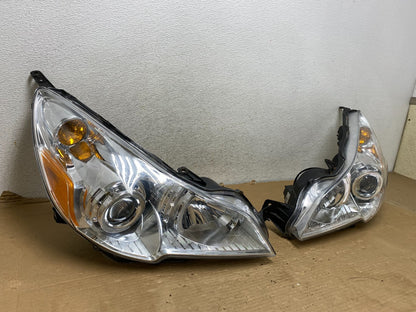 2010 2011 2012 Subaru Legacy Outback Left+Right Halogen Headlights AG9271 DW1