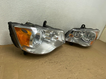 2008 to 2016 Chrysler Town and Country Left+Right Side Headlights AG8276 DW1