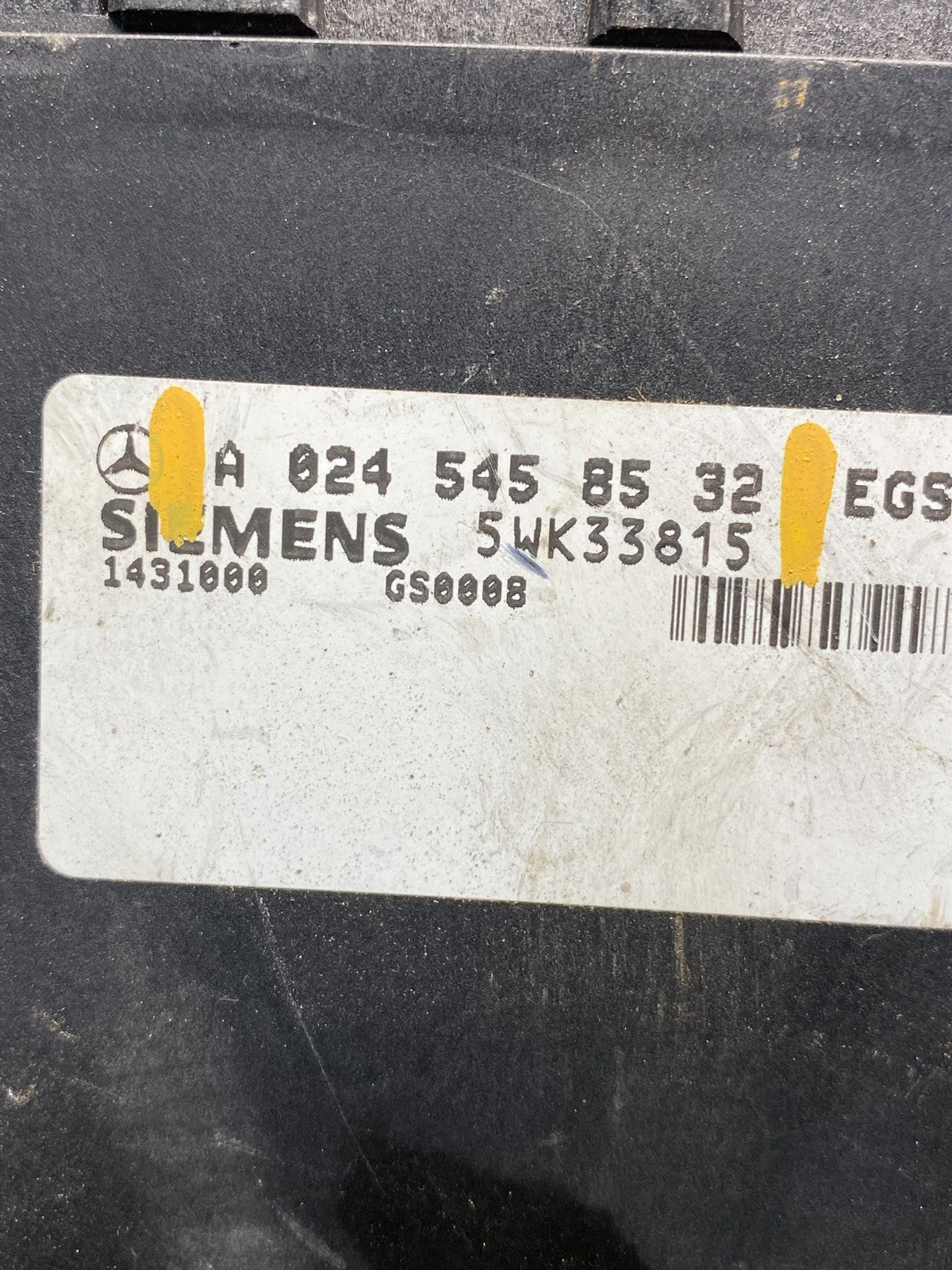 1997 - 2001 Mercedes E320 CLK320 Transmission Control Module TCM ag3571 DG2