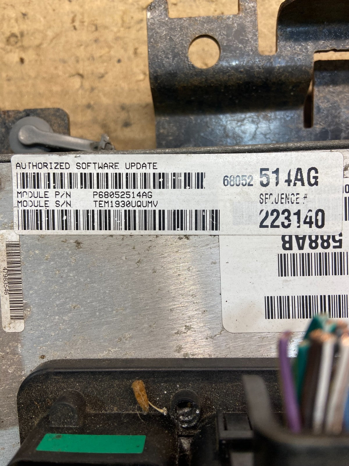2011 Jeep Grand Cherokee 3.6L ECM ECU Engine Control Computer Modul AA0709 DG4