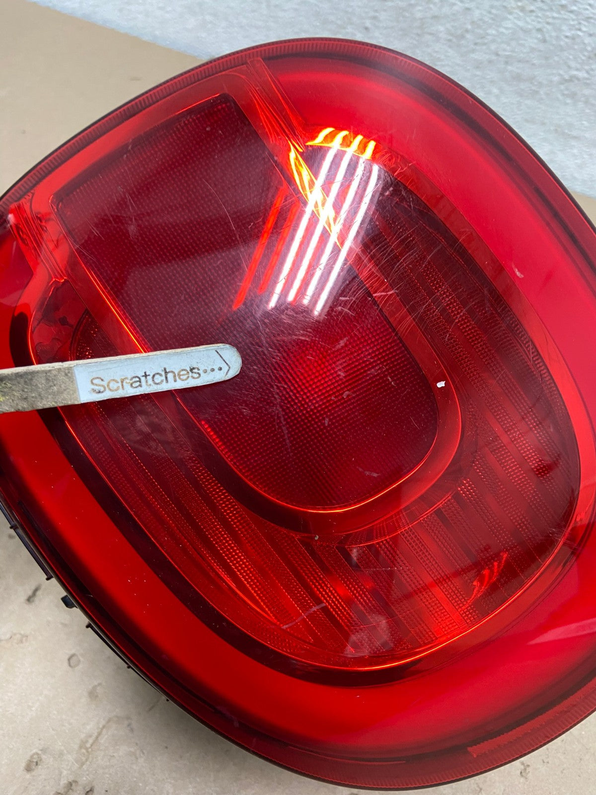 2014 to 2017 Fiat 500L Right Passenger RH Side Tail Light AG6793 LK3