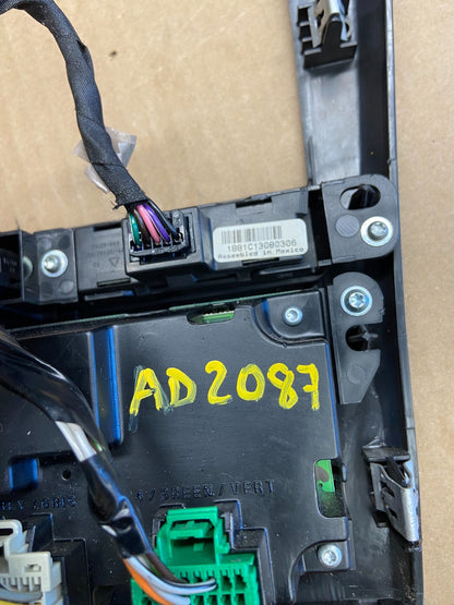 2007 - 2012 GMC Acadia A/C Heater Climate Control Radio Panel Bezel OE AD2087 DG6