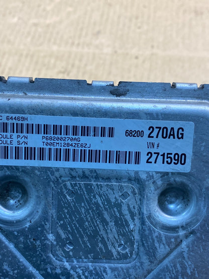 2014 Dodge Journey 2.4L ECU ECM Engine Computer Module p68200270ag AG9548 DW2