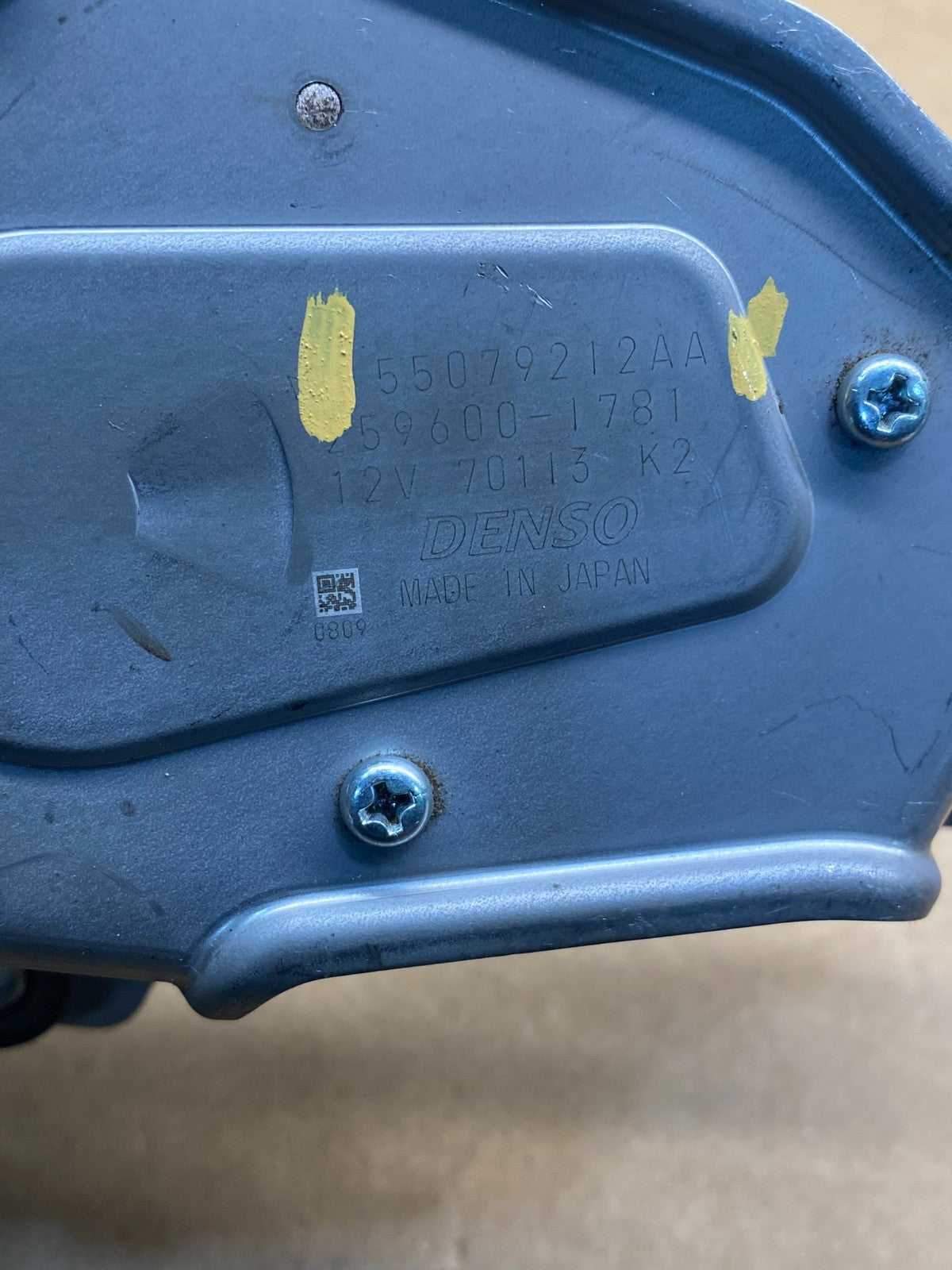 2014-2021 Dodge Durango Tailgate Back Door Rear Wiper Motor Wiper AD7467 DG6
