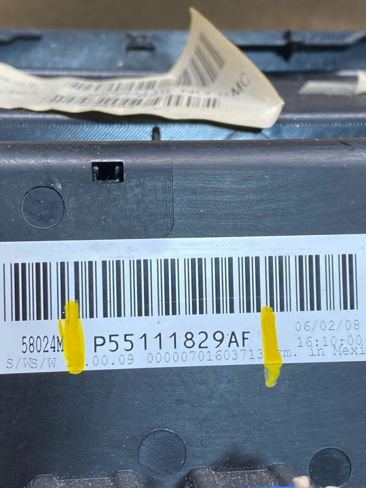 2008 to 2012 Jeep Liberty Dash Climate Temperature Control Radio Bezel OEM i47867