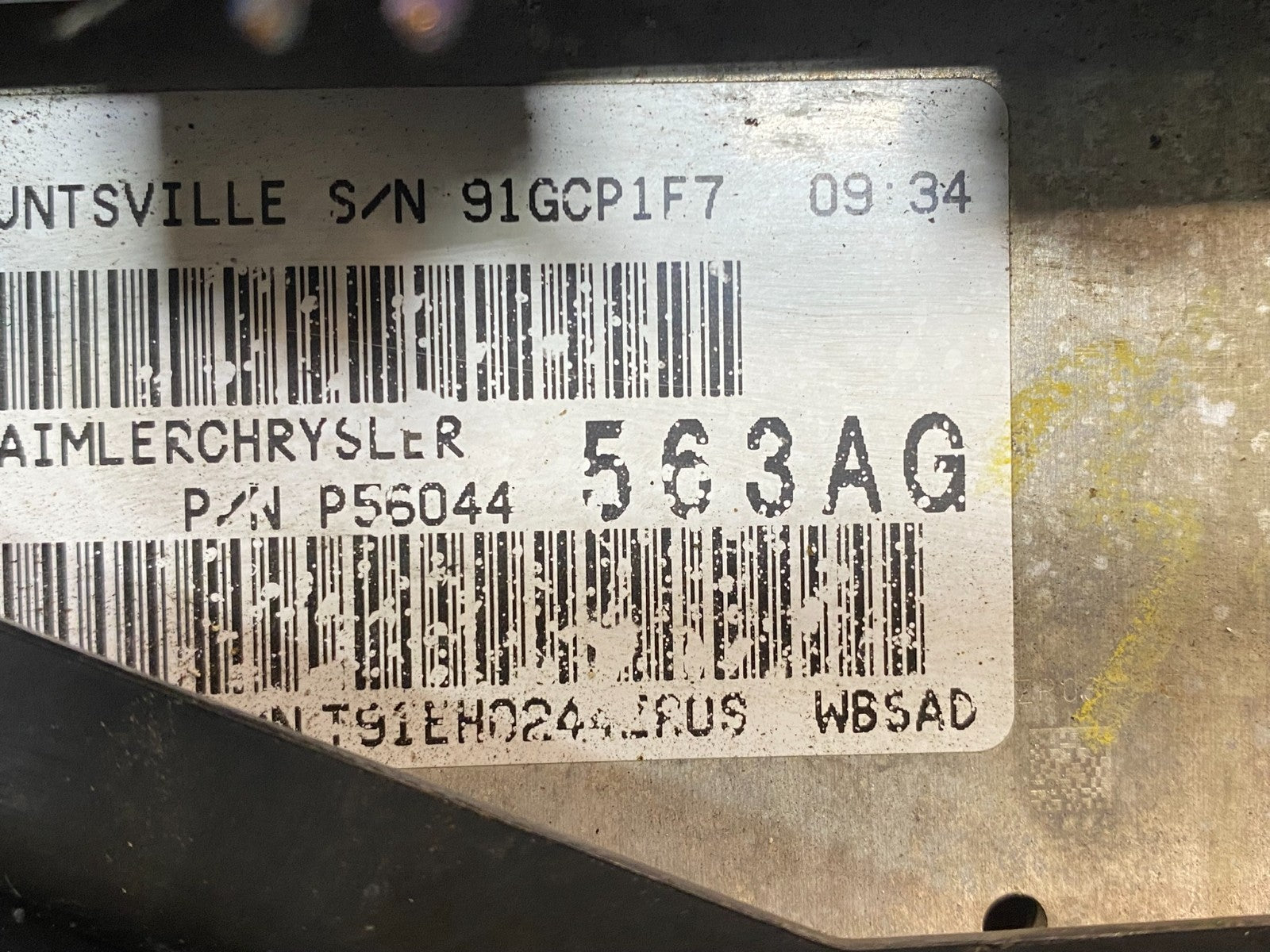 2004 Jeep Grand Cherokee ECM ECU Engine Control Computer p56044563ag af7711 DG2
