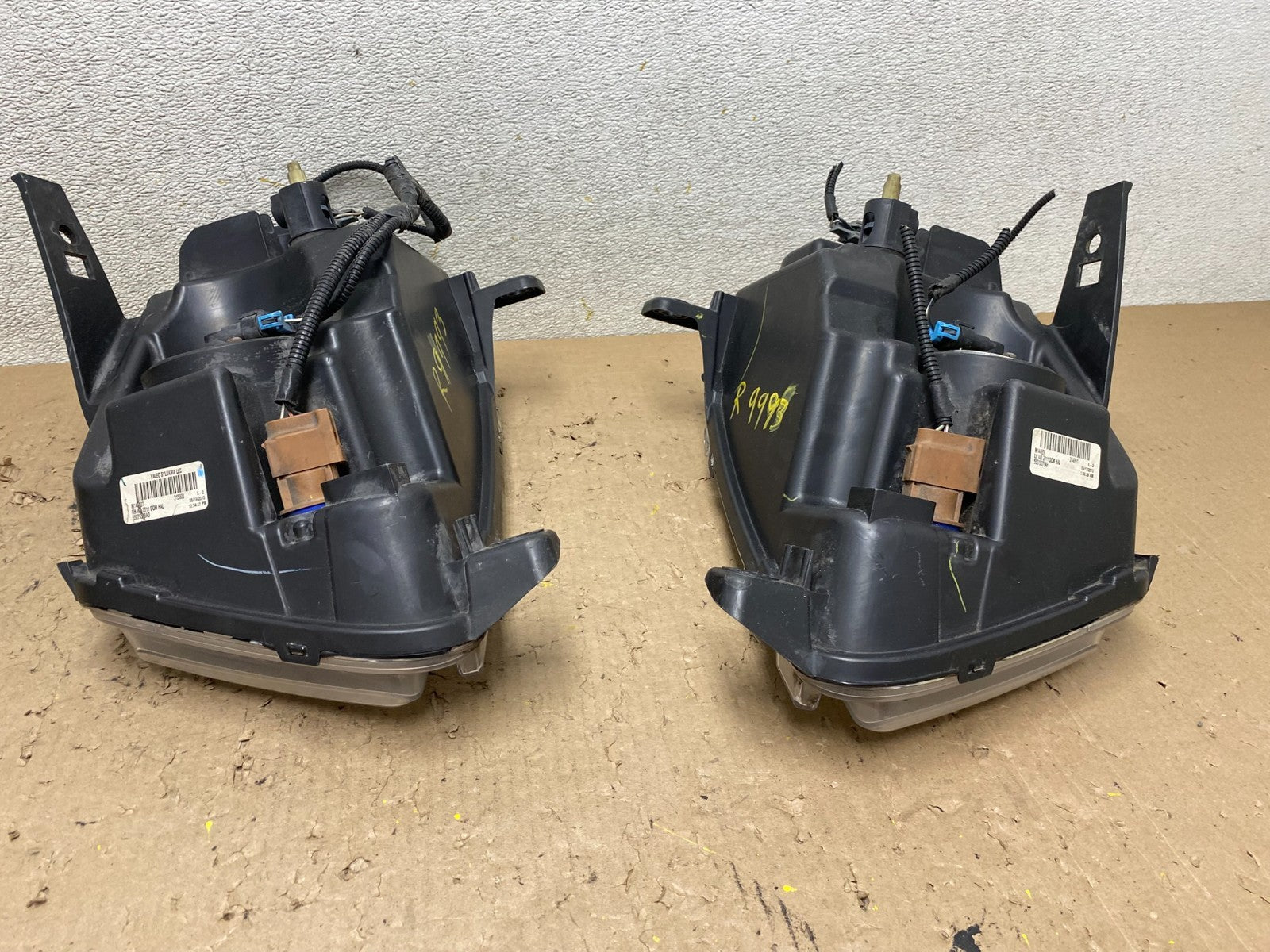2011-2013 Jeep Grand Cherokee Left+Right Halogen Headlights R9993 DW11