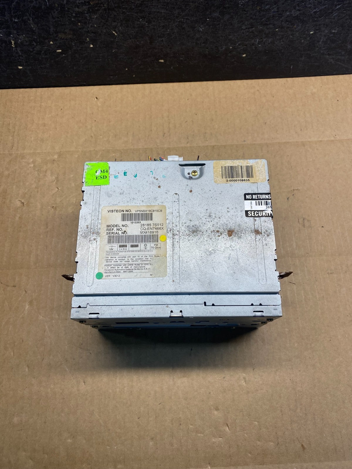 2004 2005 Nissan Armada QX56 Radio Stereo Audio CD Player Receiver AG7267 DG3