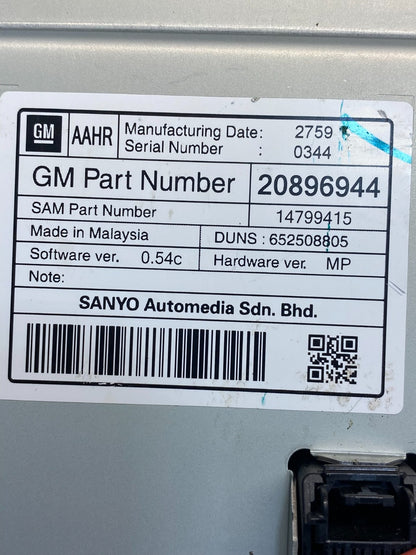 2010 - 2011 Chevrolet Equinox Radio Display Screen Information Dash Oe AG1793 DG4