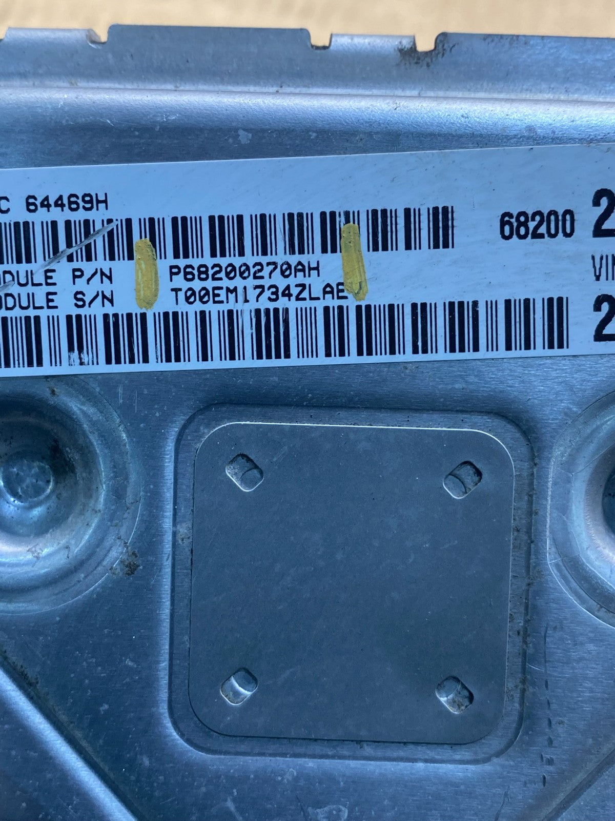 2014 Dodge Journey 3.6L ECU ECM Engine Computer Module p05150782ab AG9558 DG2