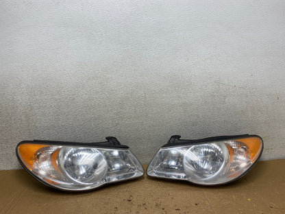 2007 2008 2009 2010 Hyundai Elantra Left+Right Side Headlights V6256 DW0