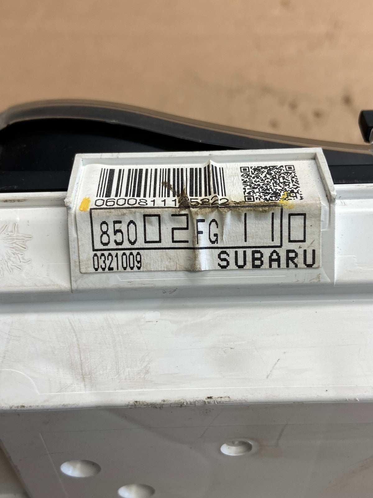2008 Subaru Impreza Speedometer Instrument Cluster Gauges AI3025 DG5