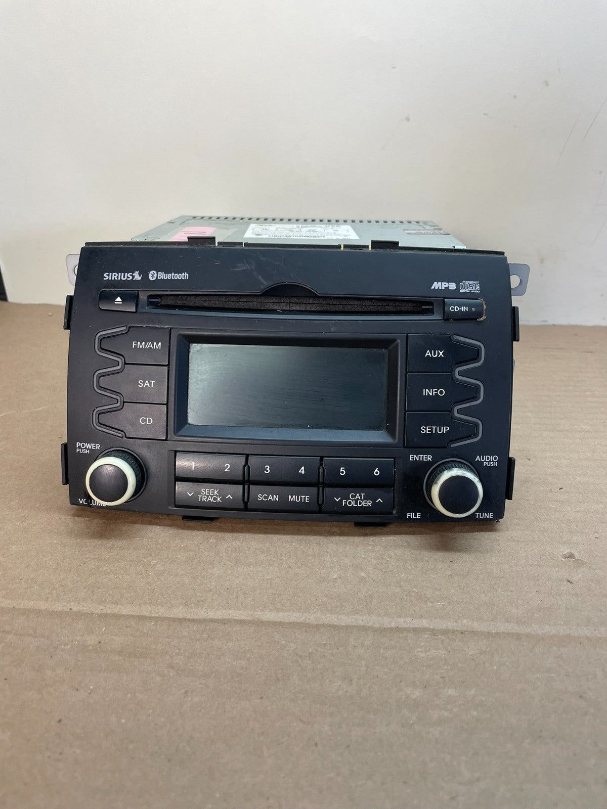2011 2012 2013 Kia Sorento Sirius AM/FM CD Radio Screen Display AI0506 DG0