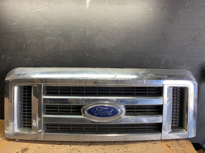 2008 to 2014 Ford Econoline E150 E250 Front Upper Chrome Grill Grille s5845 DG0