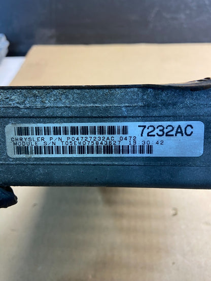 1998 Chrysler  Caravan  3.3 Engine Control Unit ECU Module P04727232AC ac0589 DG2