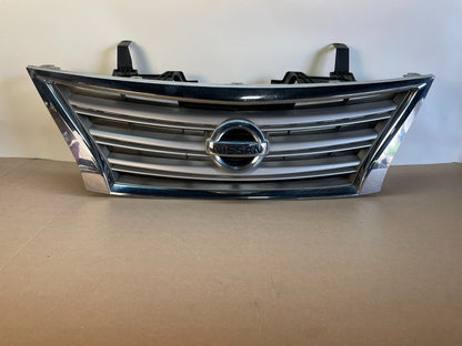 2013 to 2015 Nissan Sentra Front Upper Chrome Grill Grille AG0956 DG0