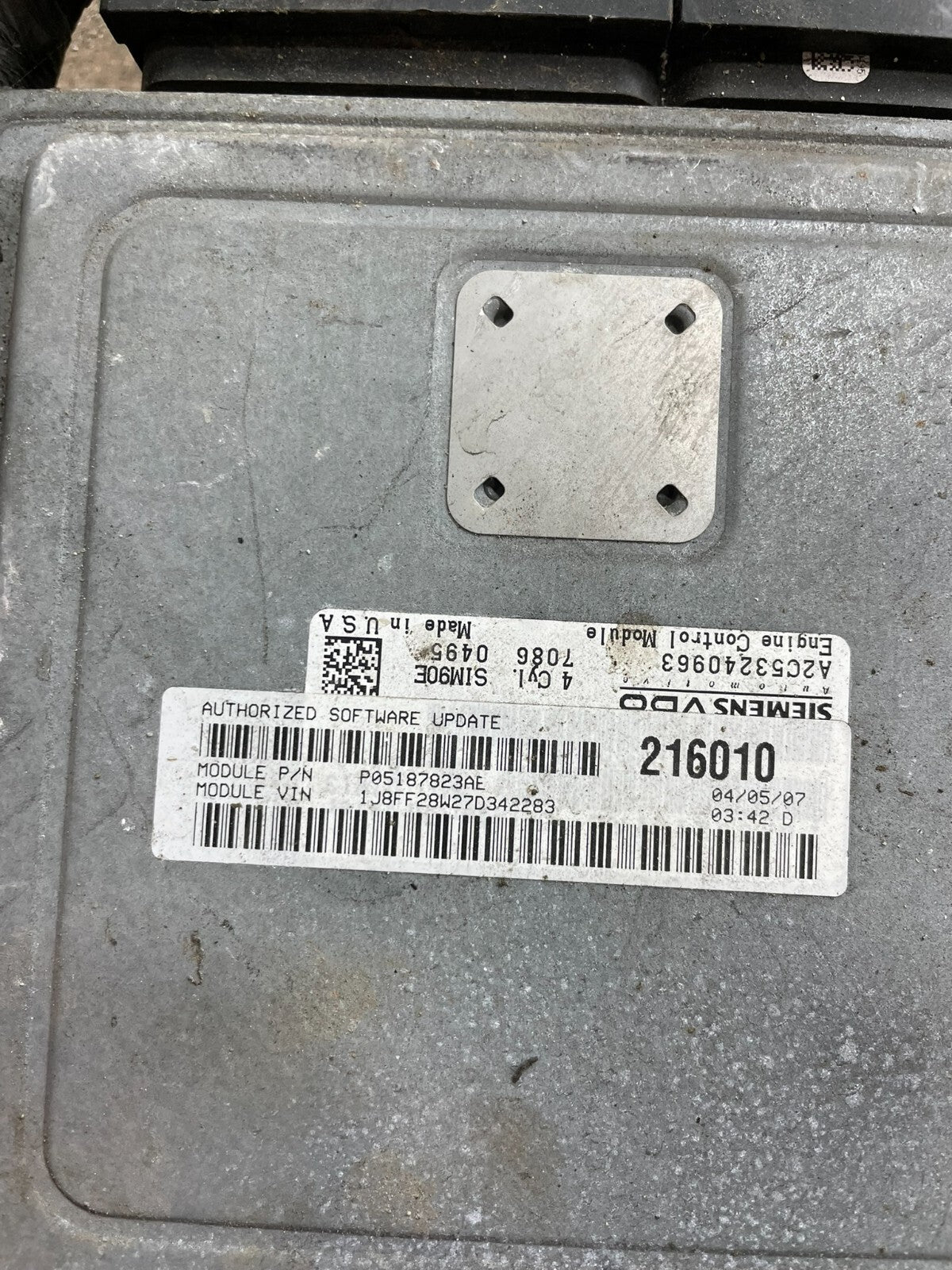 2007 2010 Jeep Compass Patriot 2.0L Engine Computer Module P05187823ae L1380 DG3