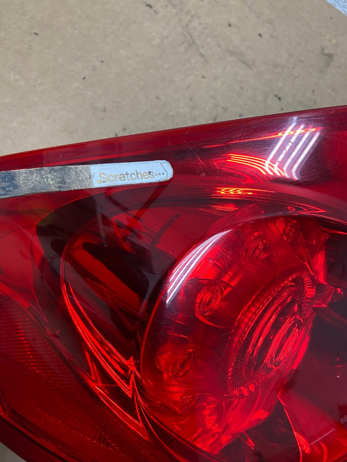 2007 to 2013 Infiniti G35 G37 Sedan Left Driver LH Side Tail Light AI3673 LK3