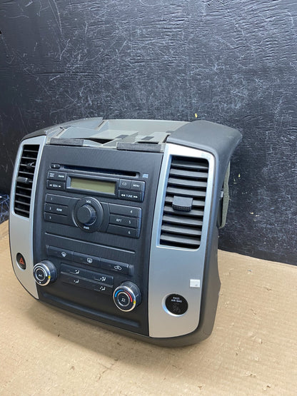 2009-2012 Nissan Frontier Xterra Radio Climate Control Bezel Center AH3716 DG2