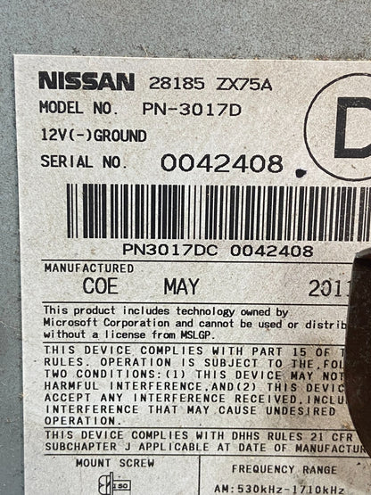 2009 2014 Nissan Maxima Radio Panel Climate Control Bezel Trim AE4528 DG6