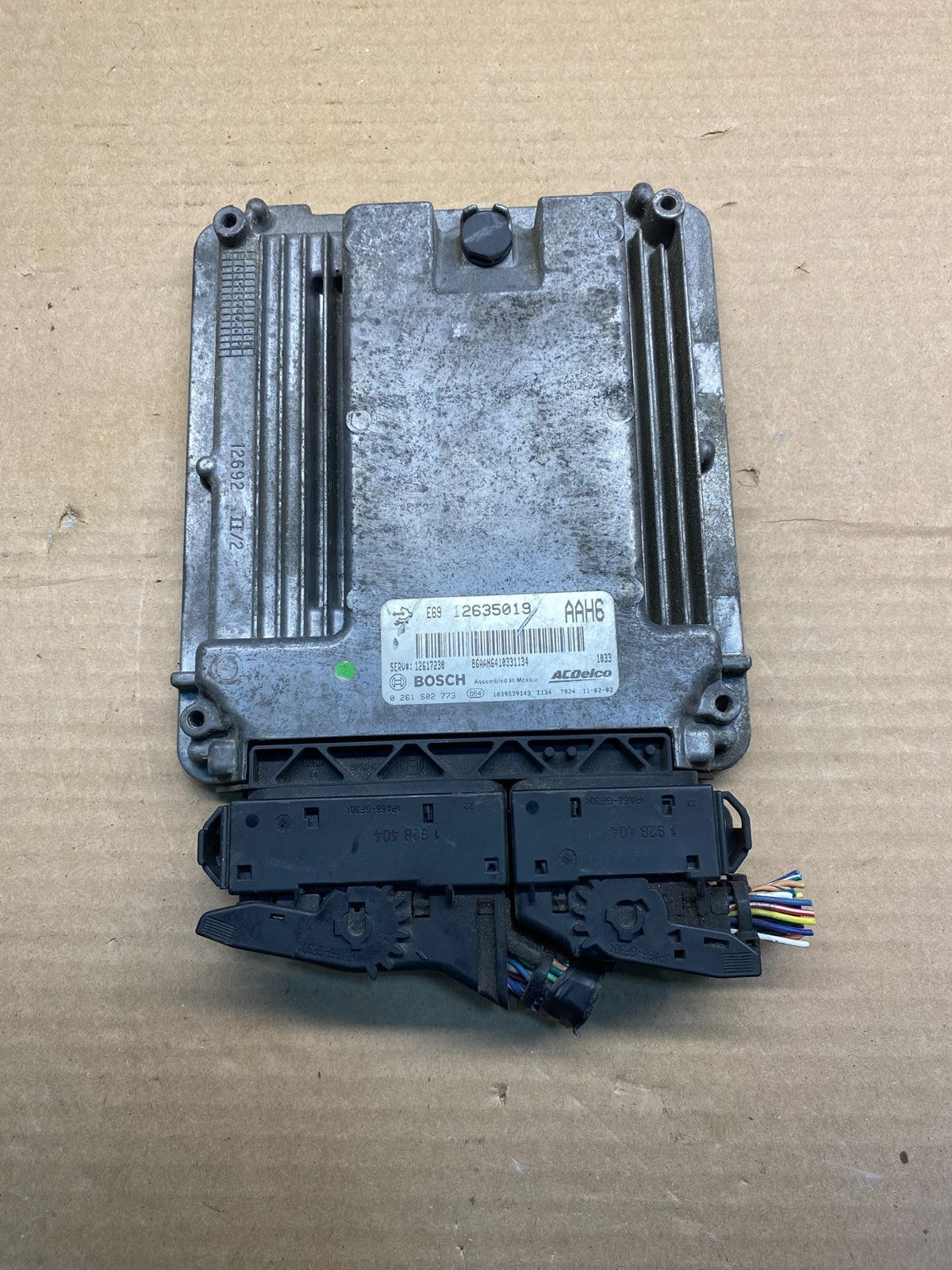 2010 2011 GMC Acadia Traverse Engine Control Module ECM ECU 12635019 ae0066 DG0