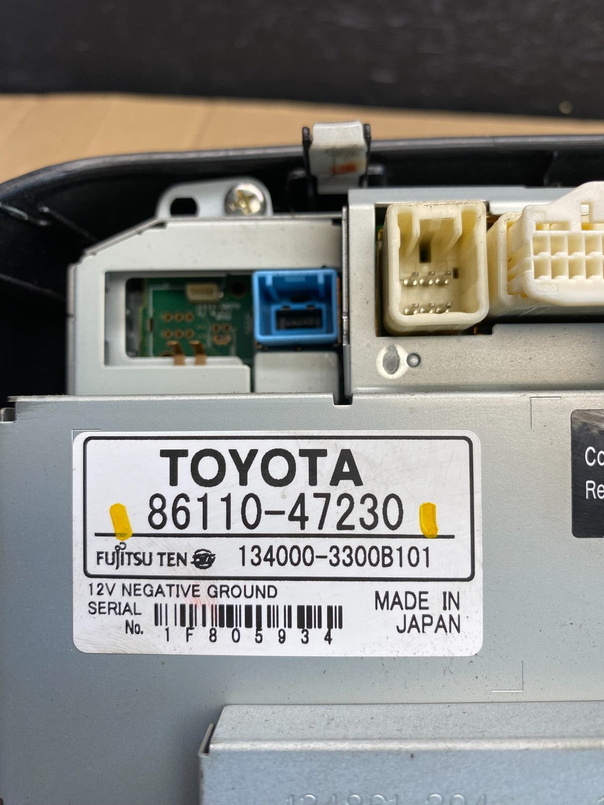 2006 to 2009 Toyota Prius Radio Stereo Receiver Screen Display AC9605 DG5