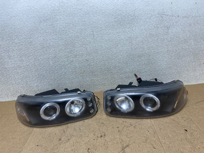 1999- 2006 GMC Sierra Left+Right Set LED Headlight W9247 DG0