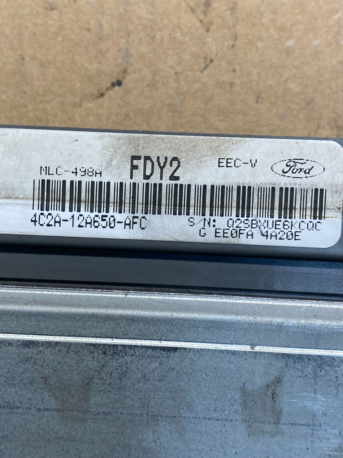 2004 Ford Van E250 E350 5.4L Engine Control Module Unit ECU ah3181 DG2