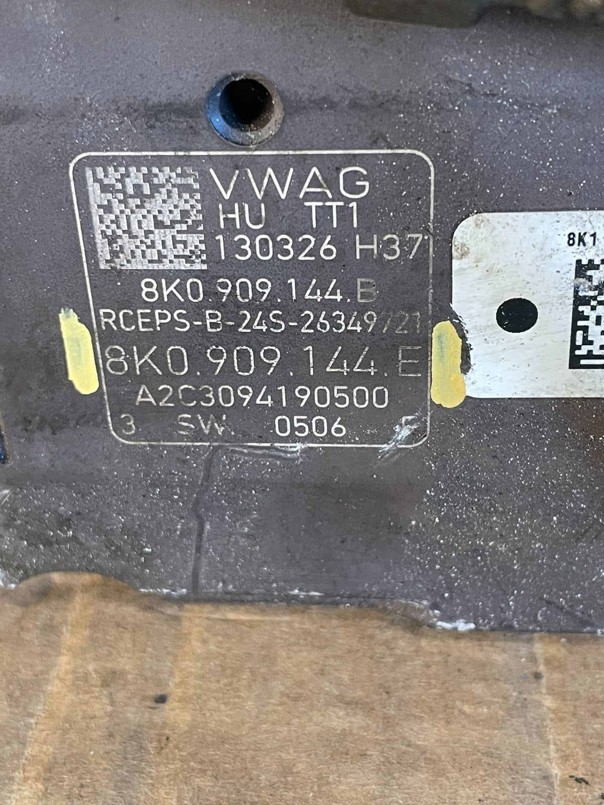 2013-2016 Audi A4 S4 Power Steering Gear Rack Pinion AG98334