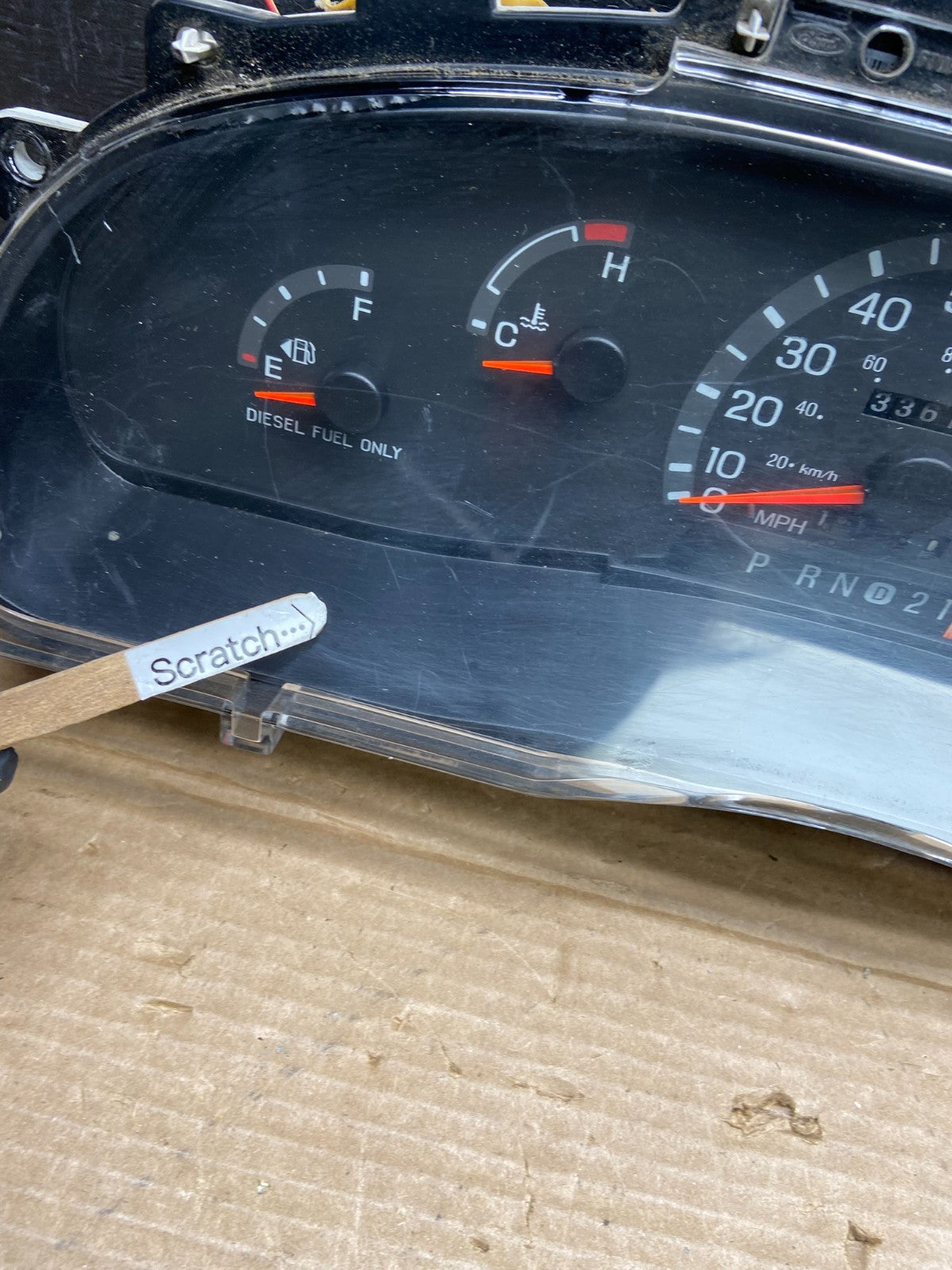 2001 - 2002 Ford Econoline E250 E350 Van Speedometer Instrument Cluster w1707 DG1