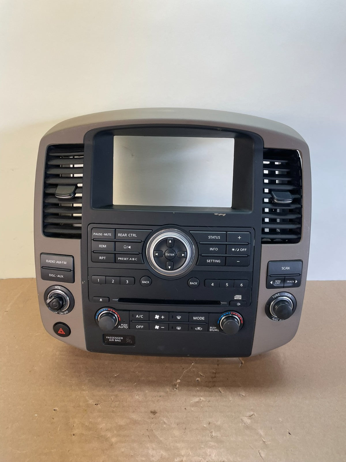 2008 2012 Nissan Pathfinder Radio A/C Heat Temperature Climate Control AI0589 DG0