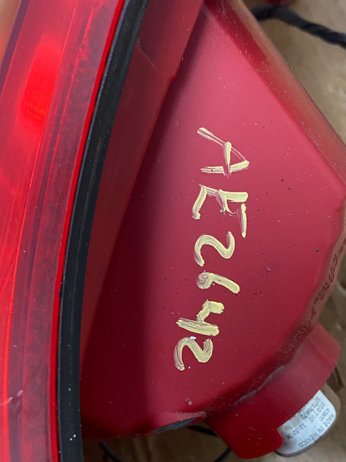 2009 2010 2011 2012 Chevrolet Traverse Right Passenger Tail Light AE2642 LK8