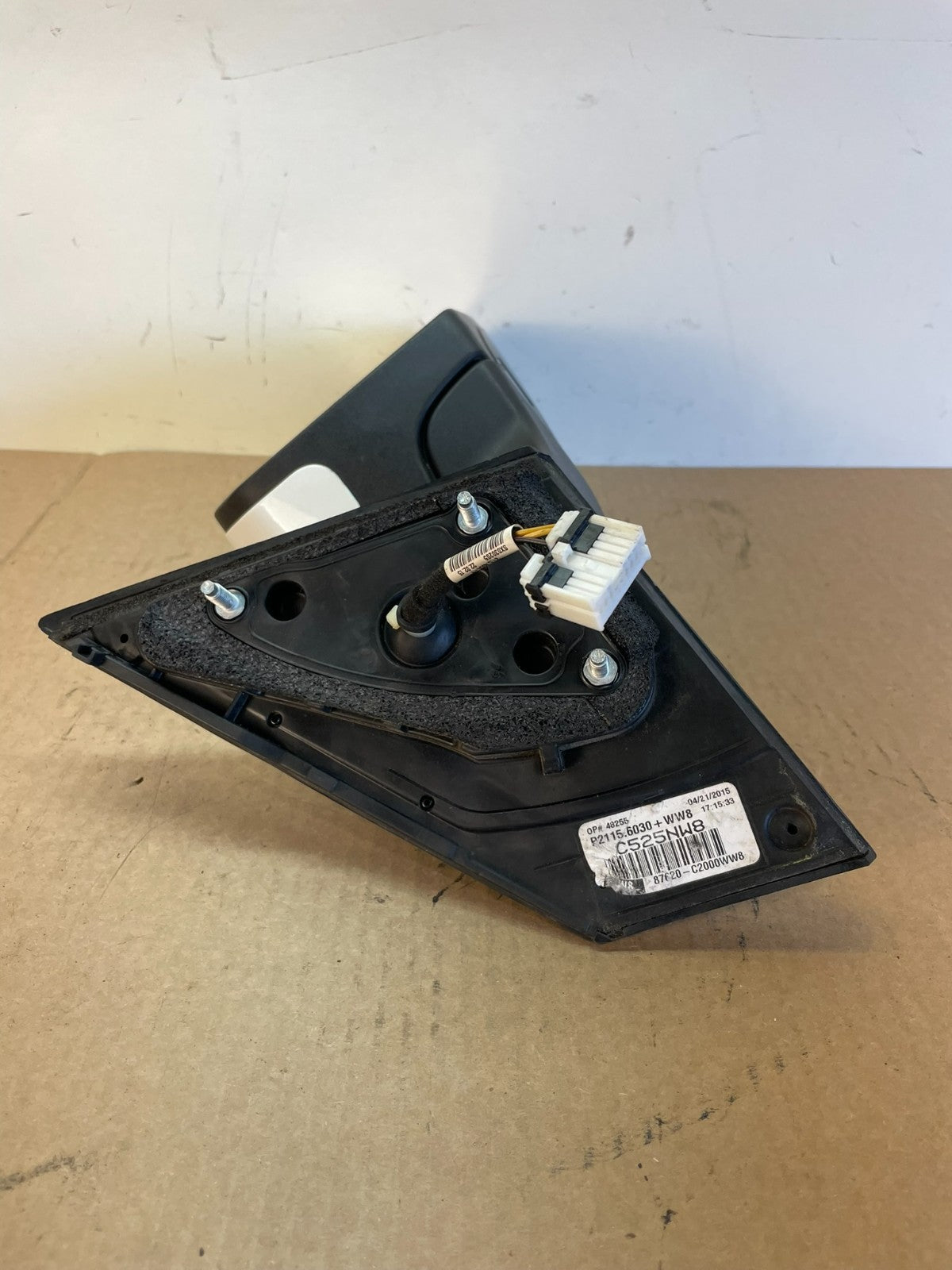 2015 2016 2017 Hyundai Sonata Right Passenger View Mirror Power AG2735 MS4