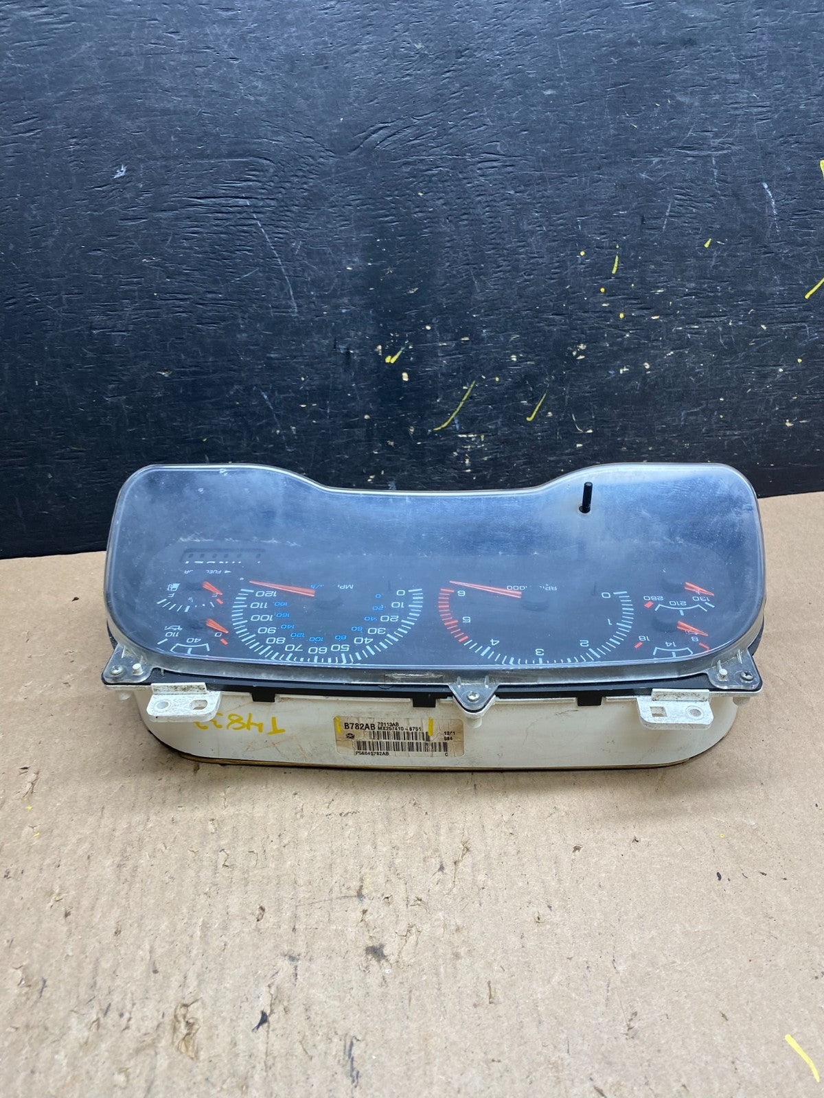 2000 to 2002 Dodge Ram 2500 V10 Instrument Speedometer Gauge Cluster T48333