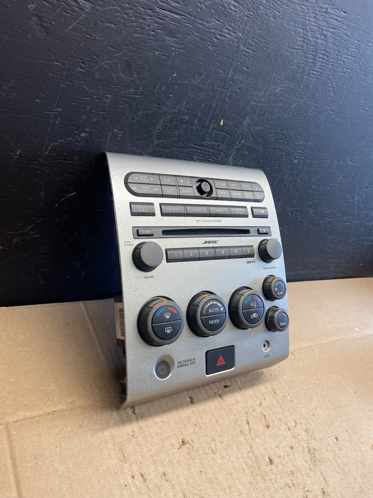 2004 to 2007 Nissan Armada Bose Radio CD Player A/C Climate Control OE AB9709 DG2